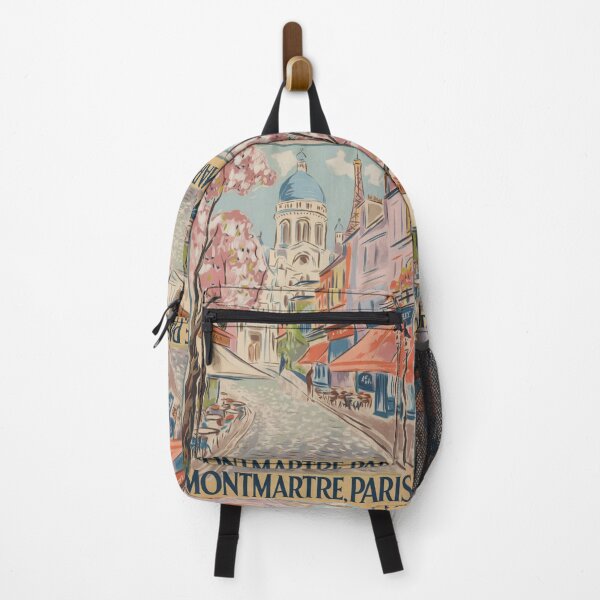 Item preview, Montmartre Paris Travel Poster – Impressionist Painting  designed and sold by CARRAANN.