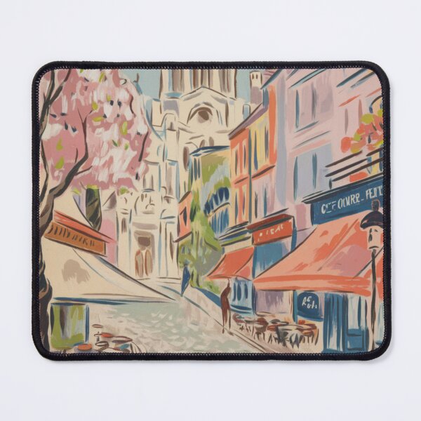 Item preview, Montmartre Paris Travel Poster – Impressionist Painting designed and sold by CARRAANN.