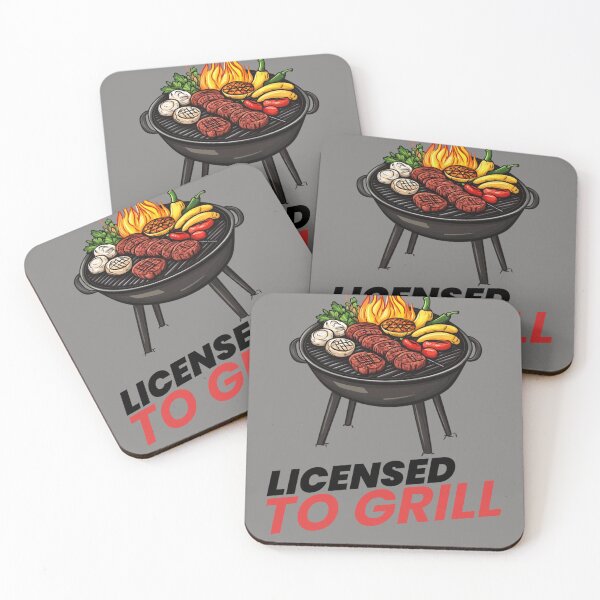 Item preview, "Licensed To Grill" Meat & Veggies designed and sold by Mochasgoods.
