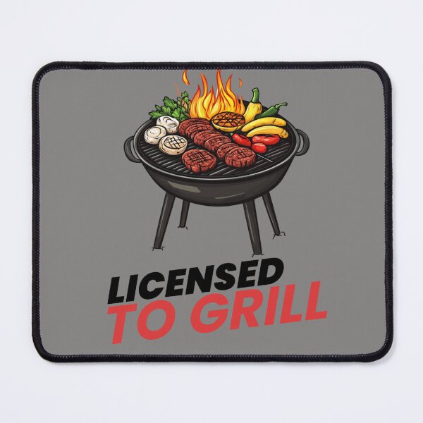 Item preview, "Licensed To Grill" Meat & Veggies designed and sold by Mochasgoods.