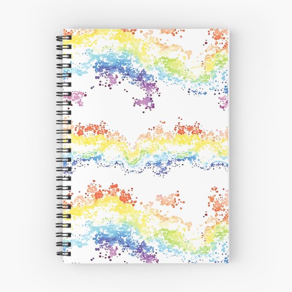 Item preview, Rainbow Wavelengths – Abstract Dot Gradient Pattern designed and sold by WhimsiLynes.