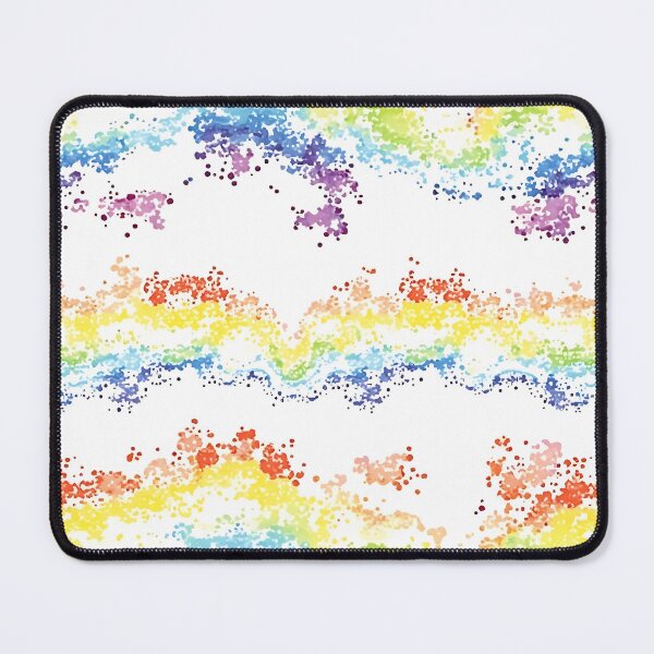 Item preview, Rainbow Wavelengths – Abstract Dot Gradient Pattern designed and sold by WhimsiLynes.