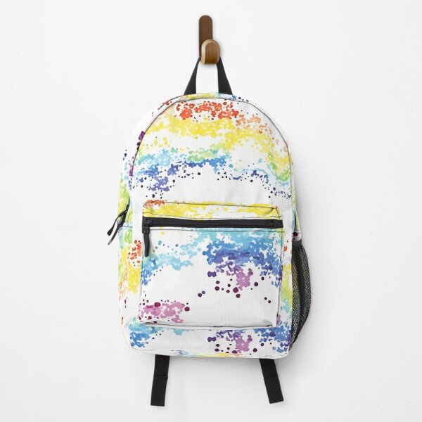 Item preview, Rainbow Wavelengths – Abstract Dot Gradient Pattern designed and sold by WhimsiLynes.