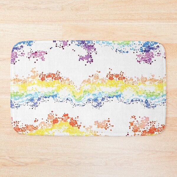 Item preview, Rainbow Wavelengths – Abstract Dot Gradient Pattern designed and sold by WhimsiLynes.