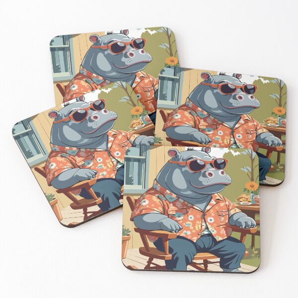 Item preview, The Smart Life of Hippos. designed and sold by Whose-sweat.