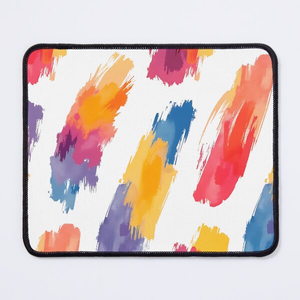 Item preview, Dynamic Brushstrokes – Colorful Abstract Art Pattern designed and sold by WhimsiLynes.