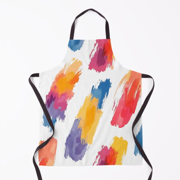 Item preview, Dynamic Brushstrokes – Colorful Abstract Art Pattern designed and sold by WhimsiLynes.