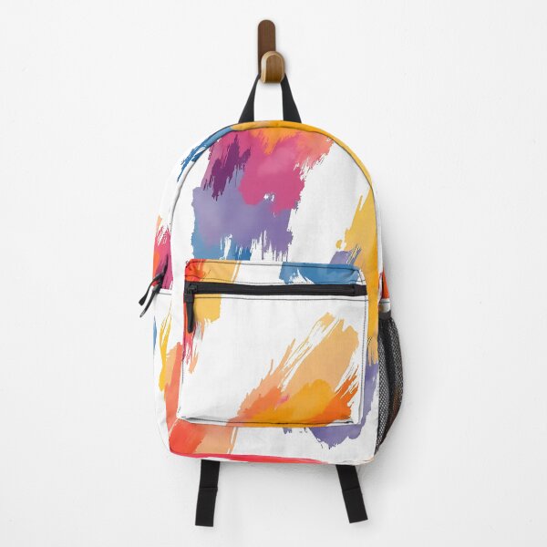 Item preview, Dynamic Brushstrokes – Colorful Abstract Art Pattern designed and sold by WhimsiLynes.