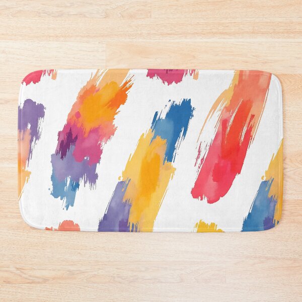 Item preview, Dynamic Brushstrokes – Colorful Abstract Art Pattern designed and sold by WhimsiLynes.