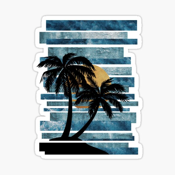 Item preview, Tropical Oceanic Sunset Strips  designed and sold by maryedenoa.