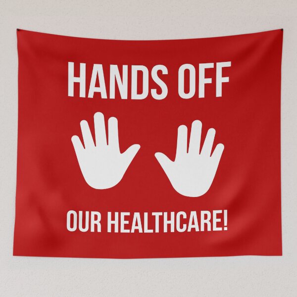 Item preview, Hands off our healthcare  designed and sold by Rachel the Artist .