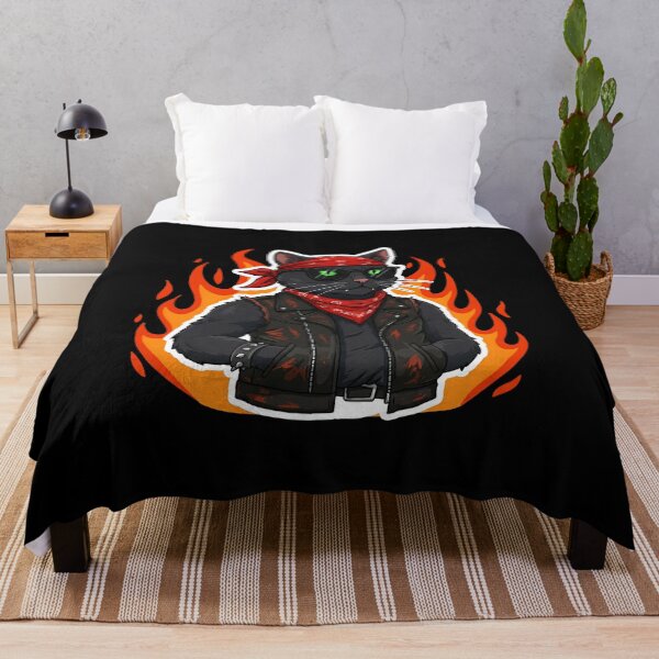 Item preview, Badass Cat Biker Rebel – No Rules, Just Ride designed and sold by Meow Cat.
