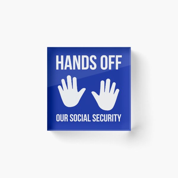 Item preview, Hands off our social security  designed and sold by Rachel the Artist .