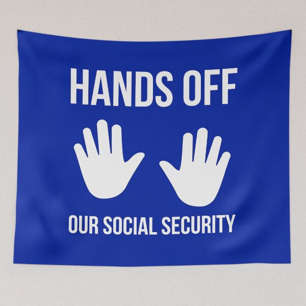 Item preview, Hands off our social security  designed and sold by Rachel the Artist .