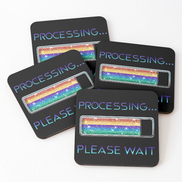 Item preview, Processing… Please Wait – A Work in Progress designed and sold by Dopamine Daydream.