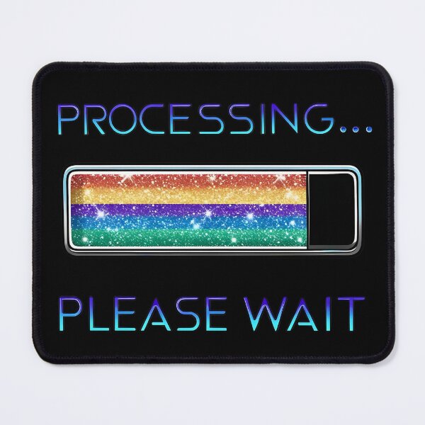 Item preview, Processing… Please Wait – A Work in Progress designed and sold by Dopamine Daydream.