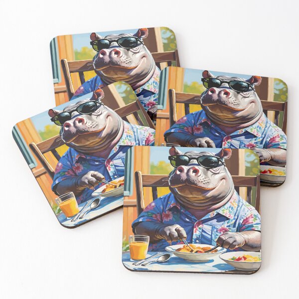 Item preview, The Smart Life of Hippos. designed and sold by Whose-sweat.