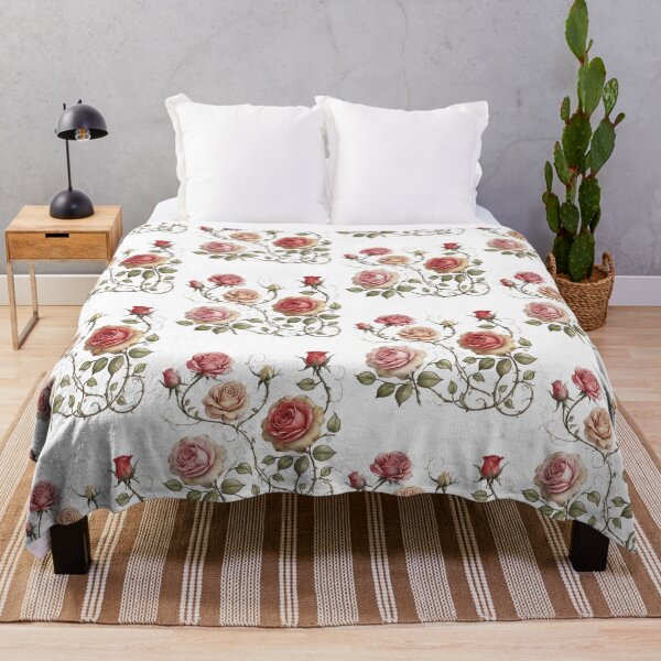 Item preview, Elegant Vintage Botanical Rose T-Shirt Art designed and sold by paknapat.