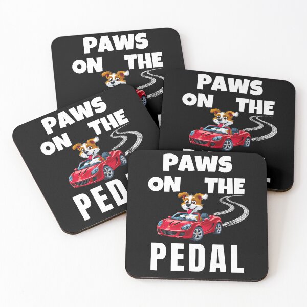 Item preview, Paws on the Pedal – Funny Dog Driving a Sports Car Cartoon designed and sold by Fredster1966.