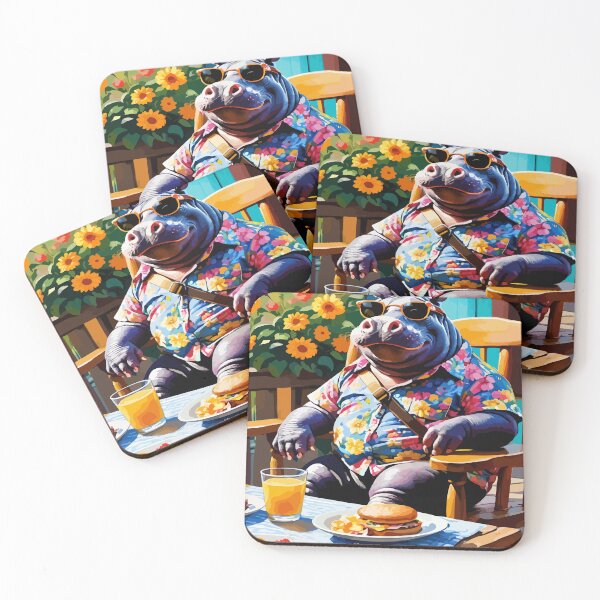Item preview, The Smart Life of Hippos. designed and sold by Whose-sweat.