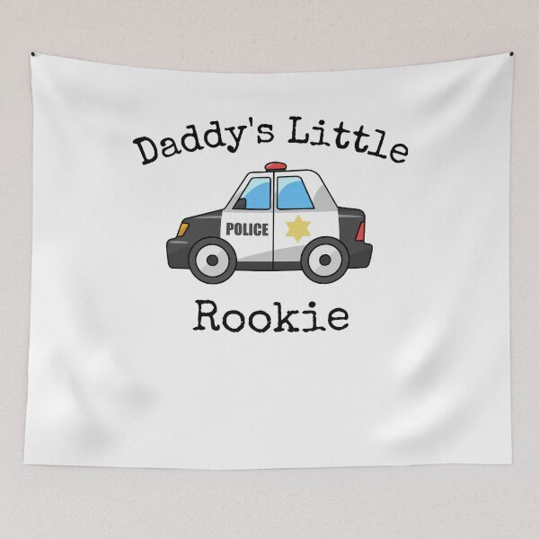 Item preview, Daddy’s Little Rookie Police Car designed and sold by JoelFox165.