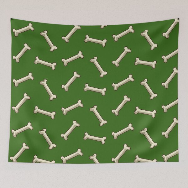 Item preview, Give A Dog A Bone, Green Background designed and sold by AASparksDesigns.