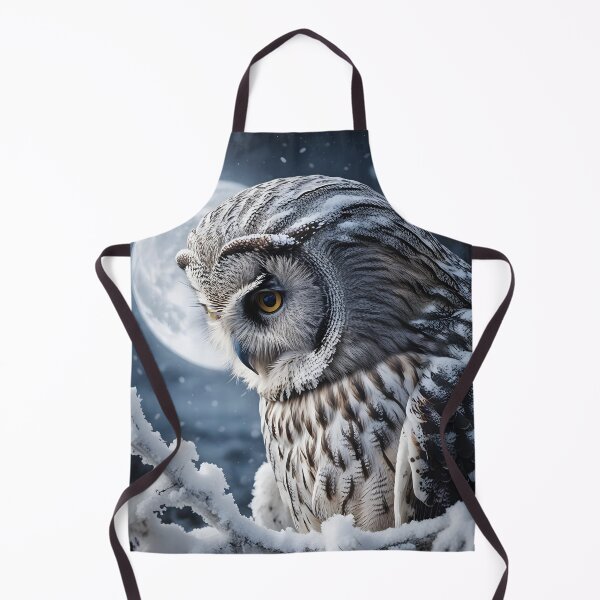 Item preview, Owl Moon: Full Moon Guardian Spirit designed and sold by ACuriousshoppe.