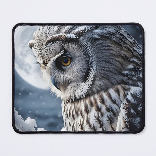 Item preview, Owl Moon: Full Moon Guardian Spirit designed and sold by ACuriousshoppe.