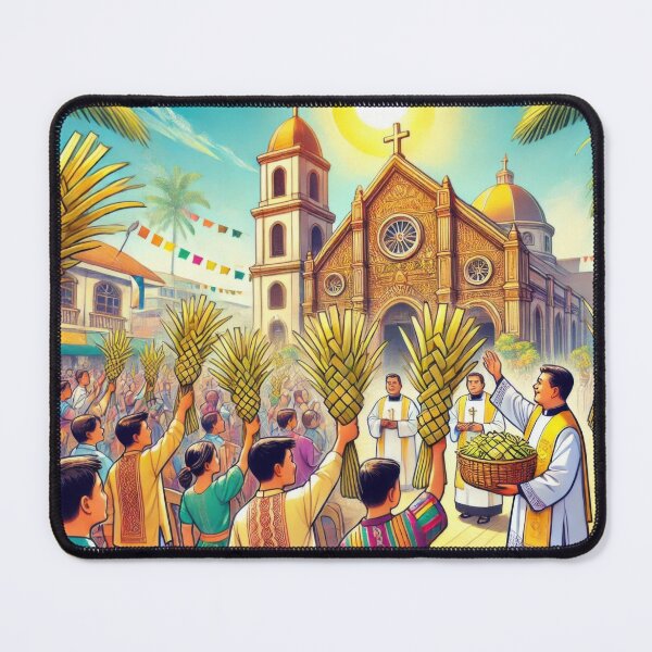 Item preview, Palm Sunday in Philippines designed and sold by BobArtGallery.