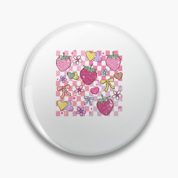 Item preview, Strawberry Love Heart Bow Checkered designed and sold by JoelFox165.