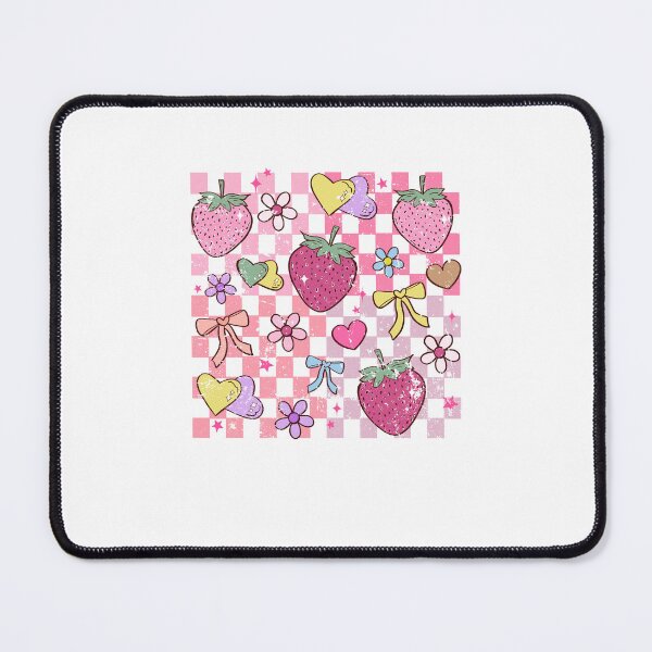 Item preview, Strawberry Love Heart Bow Checkered designed and sold by JoelFox165.