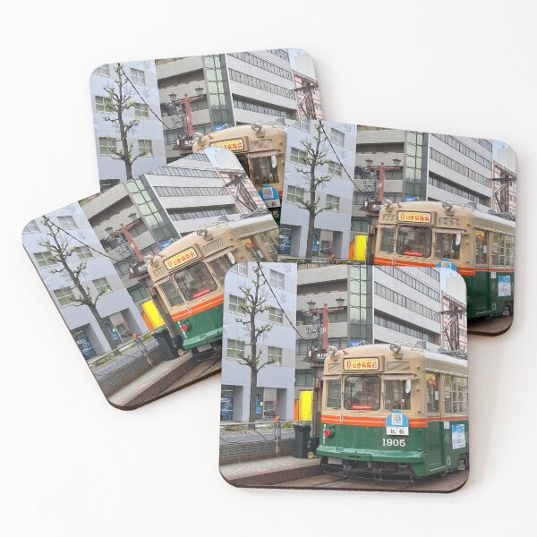 Item preview, Hiroshima trams designed and sold by Georgia Ray.