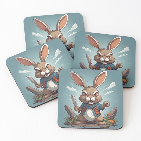 Item preview, Warrior Rabbit with an Axe designed and sold by Braodai.