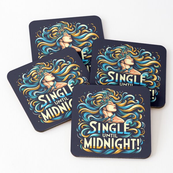 Item preview, Single until midnight!, typography designed and sold by maxmaj.