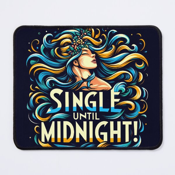 Item preview, Single until midnight!, typography designed and sold by maxmaj.
