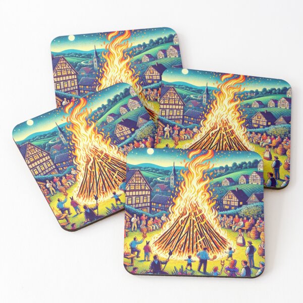 Item preview, Easter Bonfire in Germany designed and sold by BobArtGallery.