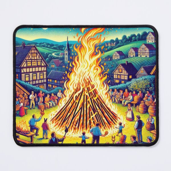 Item preview, Easter Bonfire in Germany designed and sold by BobArtGallery.