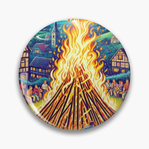 Item preview, Easter Bonfire in Germany designed and sold by BobArtGallery.