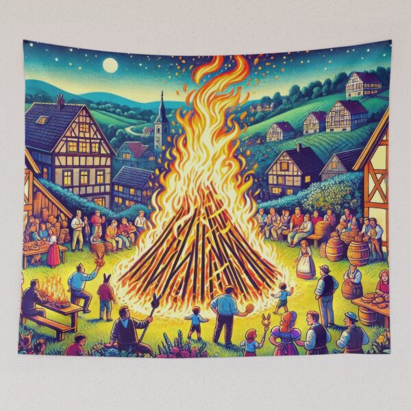 Item preview, Easter Bonfire in Germany designed and sold by BobArtGallery.