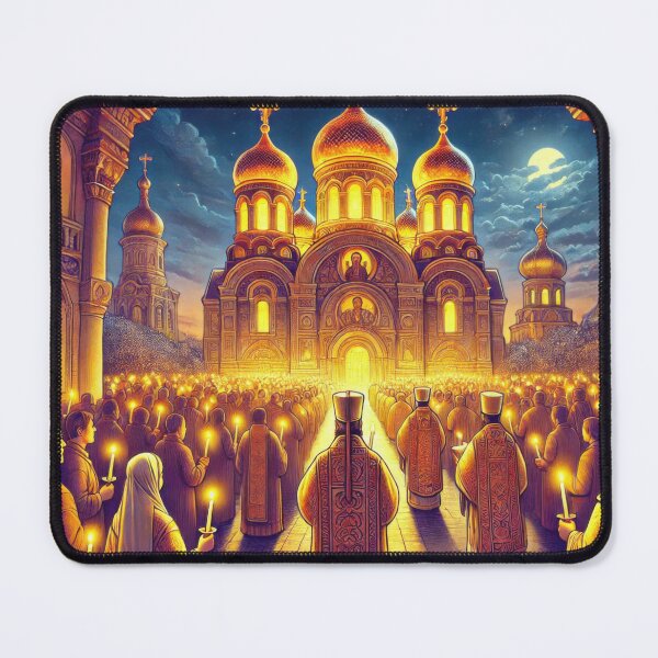 Item preview, Easter Midnight Mass in Russia designed and sold by BobArtGallery.