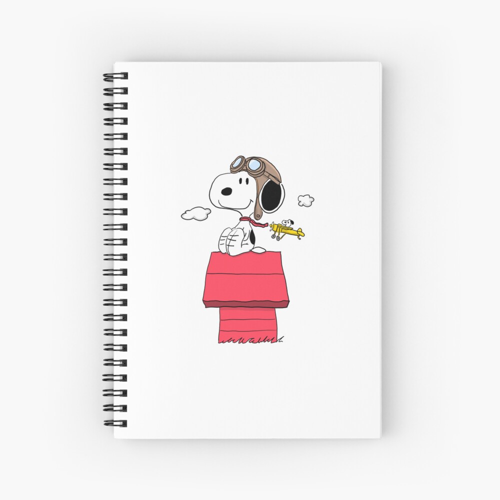Vista previa del artículo con la obra «Cuaderno de espiral», diseñado y vendido por SnoopyToons.