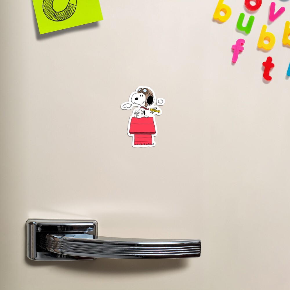 Vista previa del artículo con la obra «Imán», diseñado y vendido por SnoopyToons.
