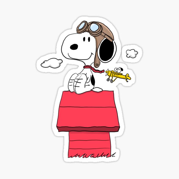 Vista previa del artículo con la obra «Piloto Snoopy», diseñado y vendido por SnoopyToons.