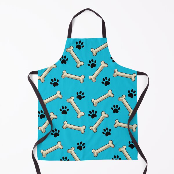 Item preview, Give A Dog A Bone, Paw Print, Blue Background designed and sold by AASparksDesigns.
