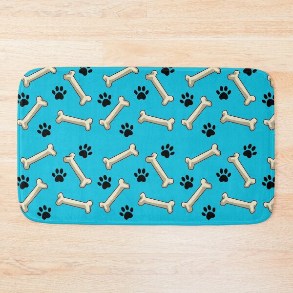 Item preview, Give A Dog A Bone, Paw Print, Blue Background designed and sold by AASparksDesigns.