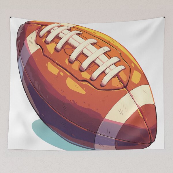 Item preview, football designed and sold by Stickermagician.