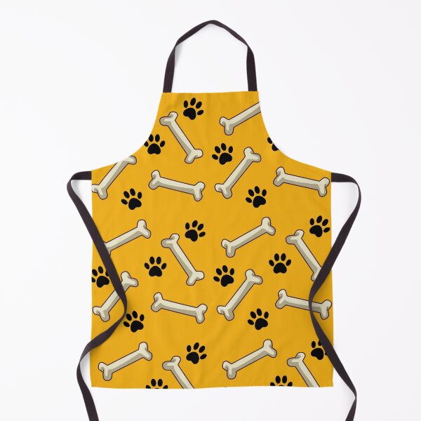 Item preview, Give A Dog A Bone, Paw Print, Yellow Background designed and sold by AASparksDesigns.