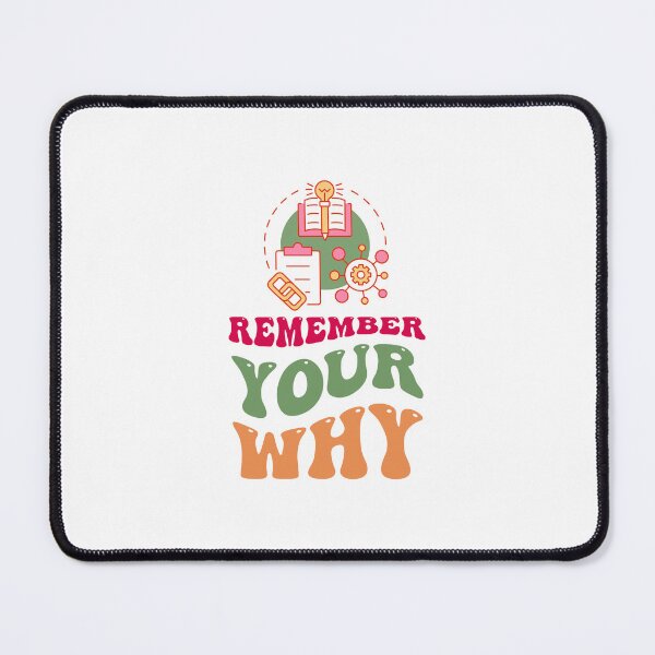 Item preview, Remember Your Why - Motivational Retro Typography Design designed and sold by Chillspire.