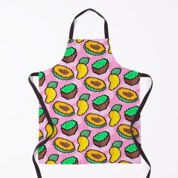 Item preview, Pixelated Tropical Fruits in Yellow Green and Red designed and sold by SplashTastic.
