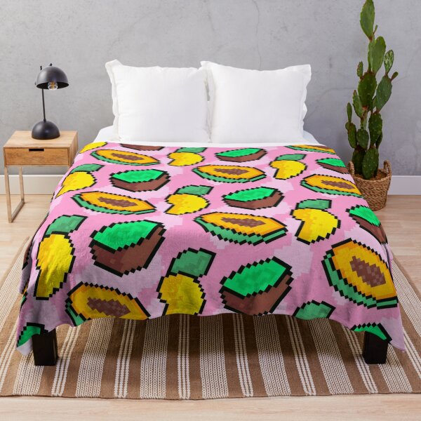 Item preview, Pixelated Tropical Fruits in Yellow Green and Red designed and sold by SplashTastic.